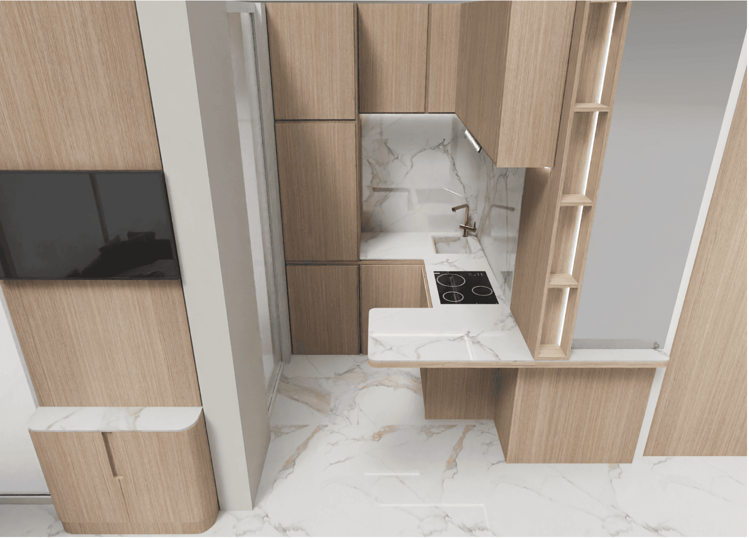 Studio Apartment in Carré d'Or Monaco – Close to Casino Square