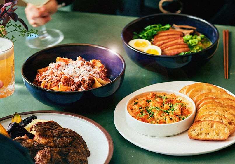 group shot of winter feature