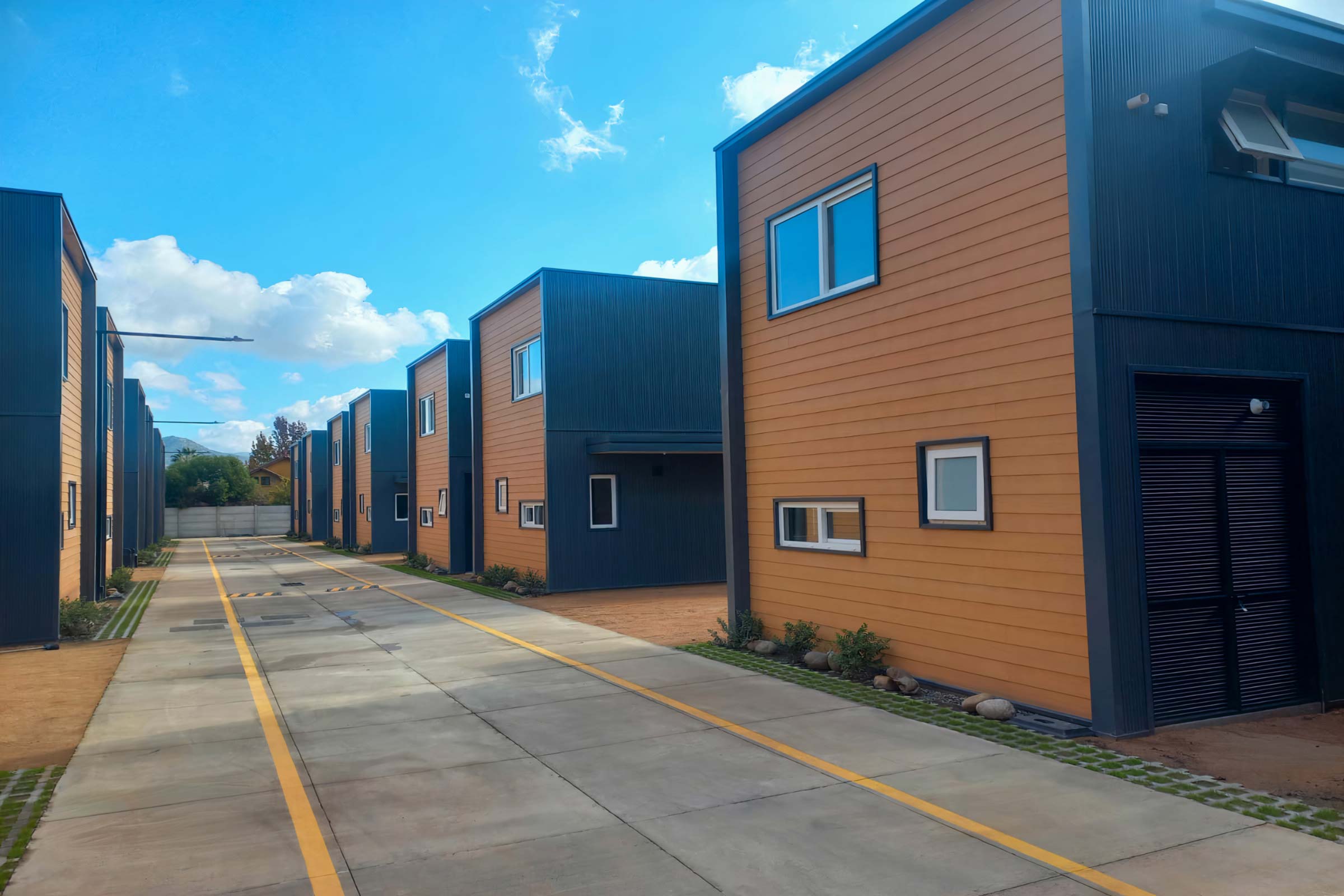 fachada condominio Altacima, Peñaflor