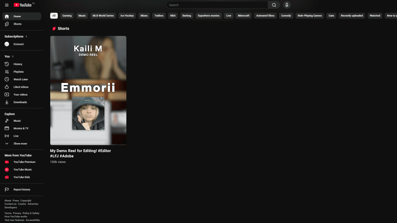 Mockup, Homepage
