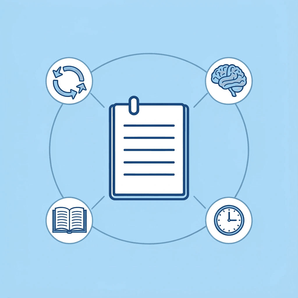 Central hub showing 'Manual Notes-to-Reports' connected to four surrounding consequences: delayed decisions, reduced clarity, weaker arguments, and lost insights