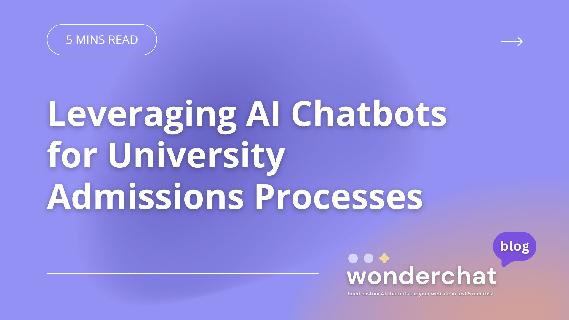 Leveraging AI Chatbots for University Admissions Processes