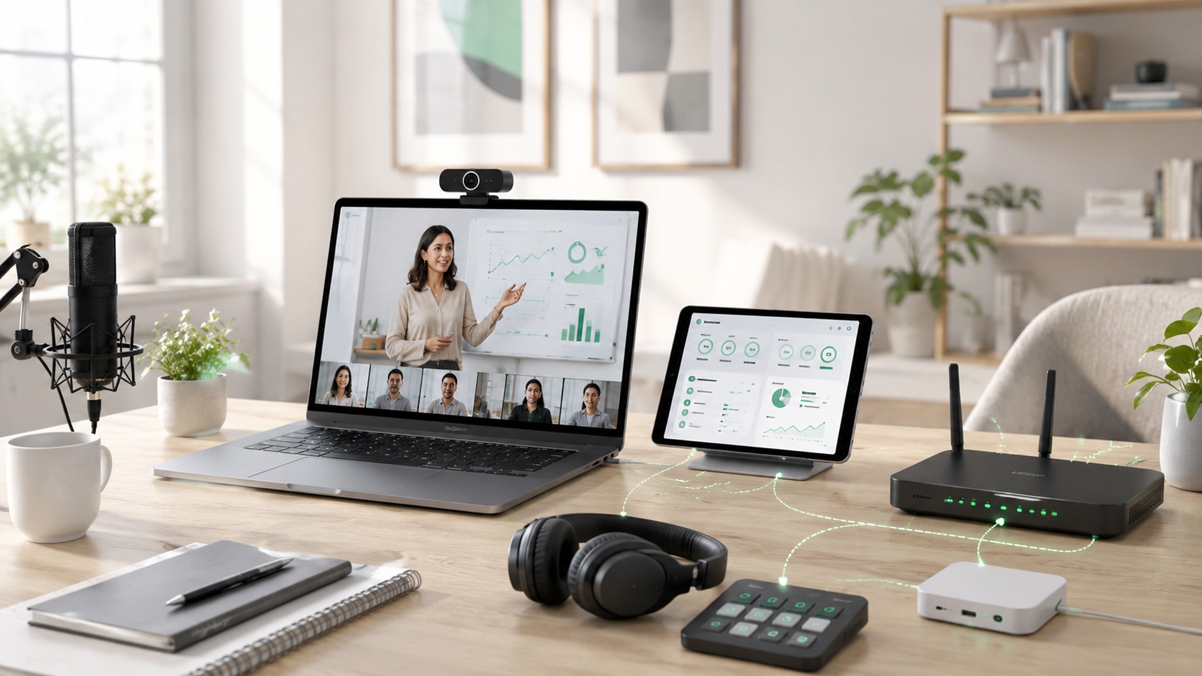Virtual classroom platform powered by live learning infrastructure, analytics, connected devices, and reliable networks