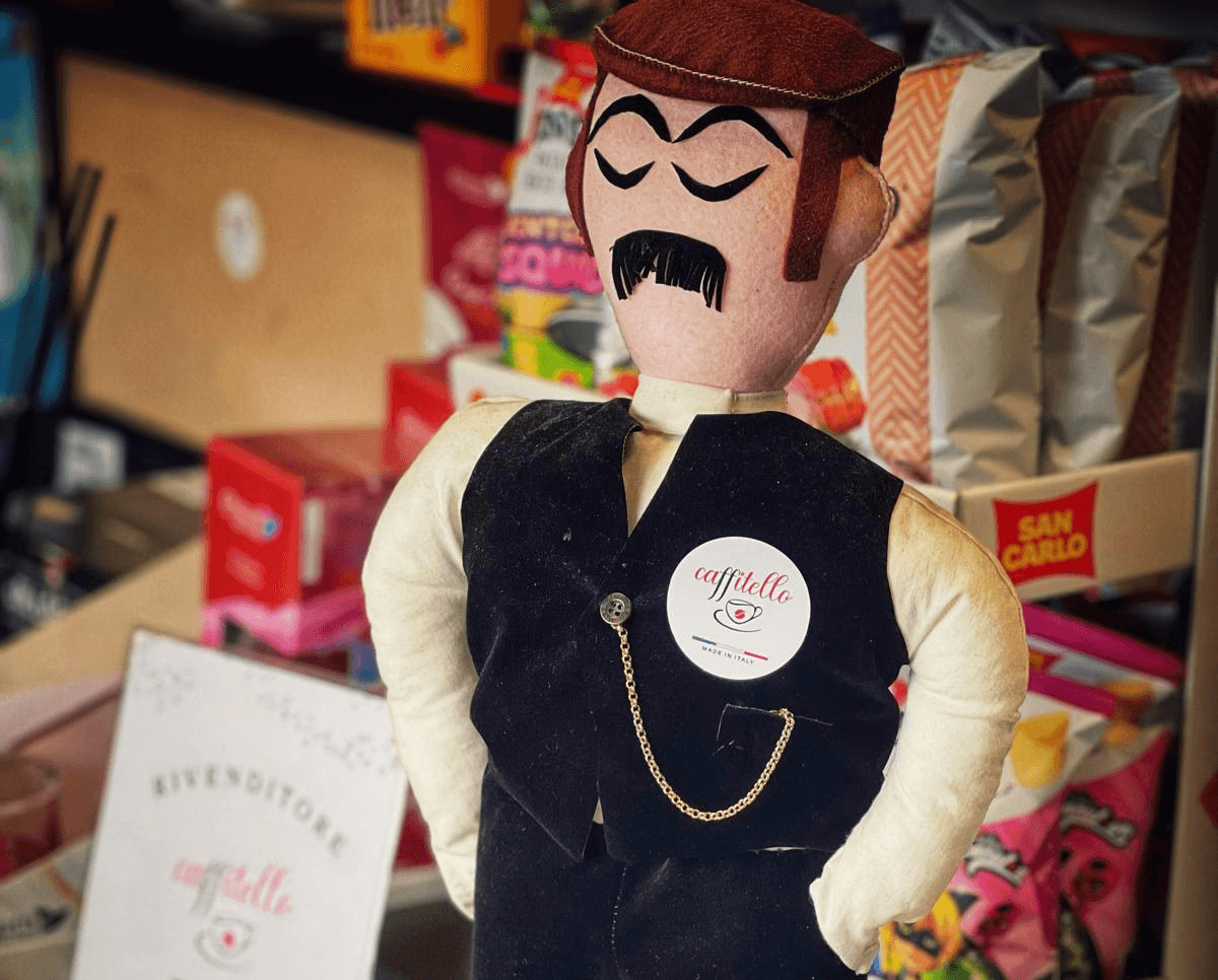 Close-up of matcha latte with heart latte art