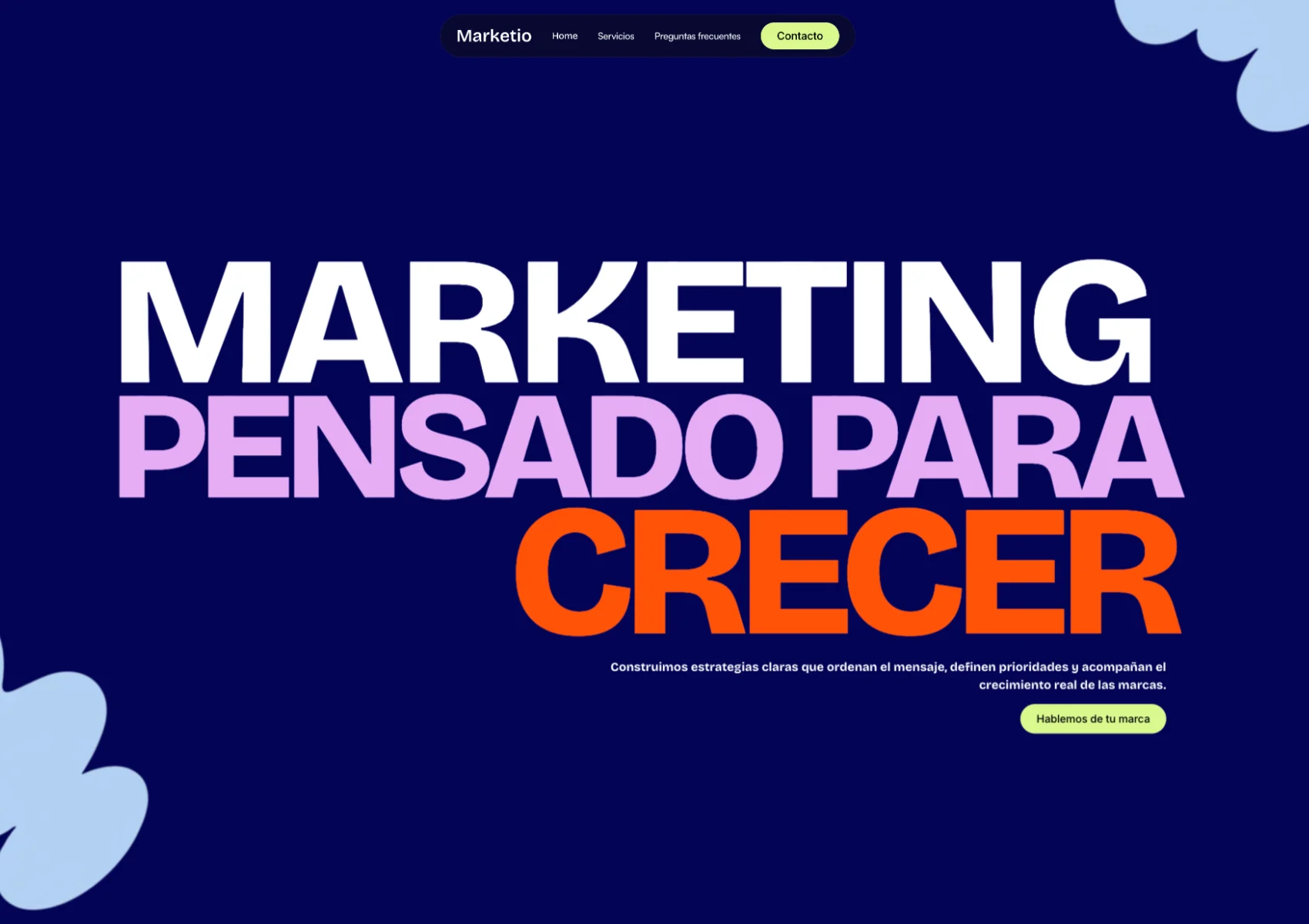 Marketing-Sitio web plantilla