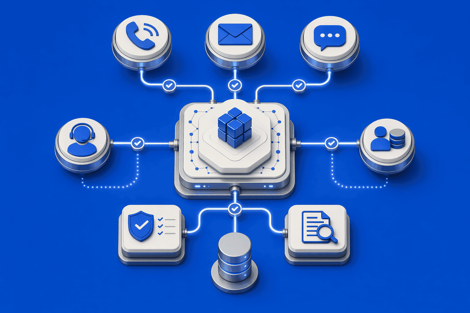 Illustration for: Full-Stack Orchestration Platforms: Real-Time Compliance + Omnichannel Automatio
