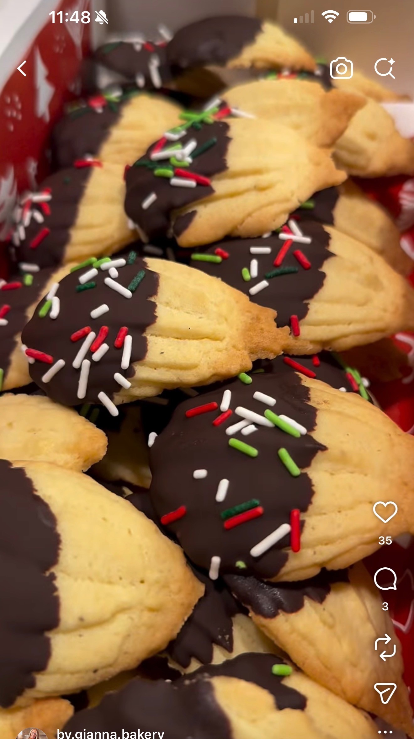 Dipped Butter Cookie