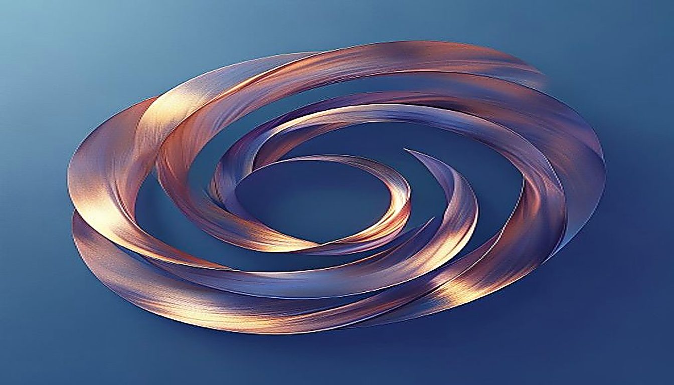 Dissolving outer ring tightening into a precise glowing circle, metaphor for focused B2B SaaS brand positioning clarity.