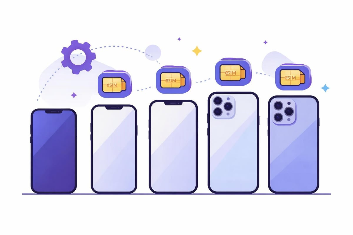IPhone models eSIM timeline