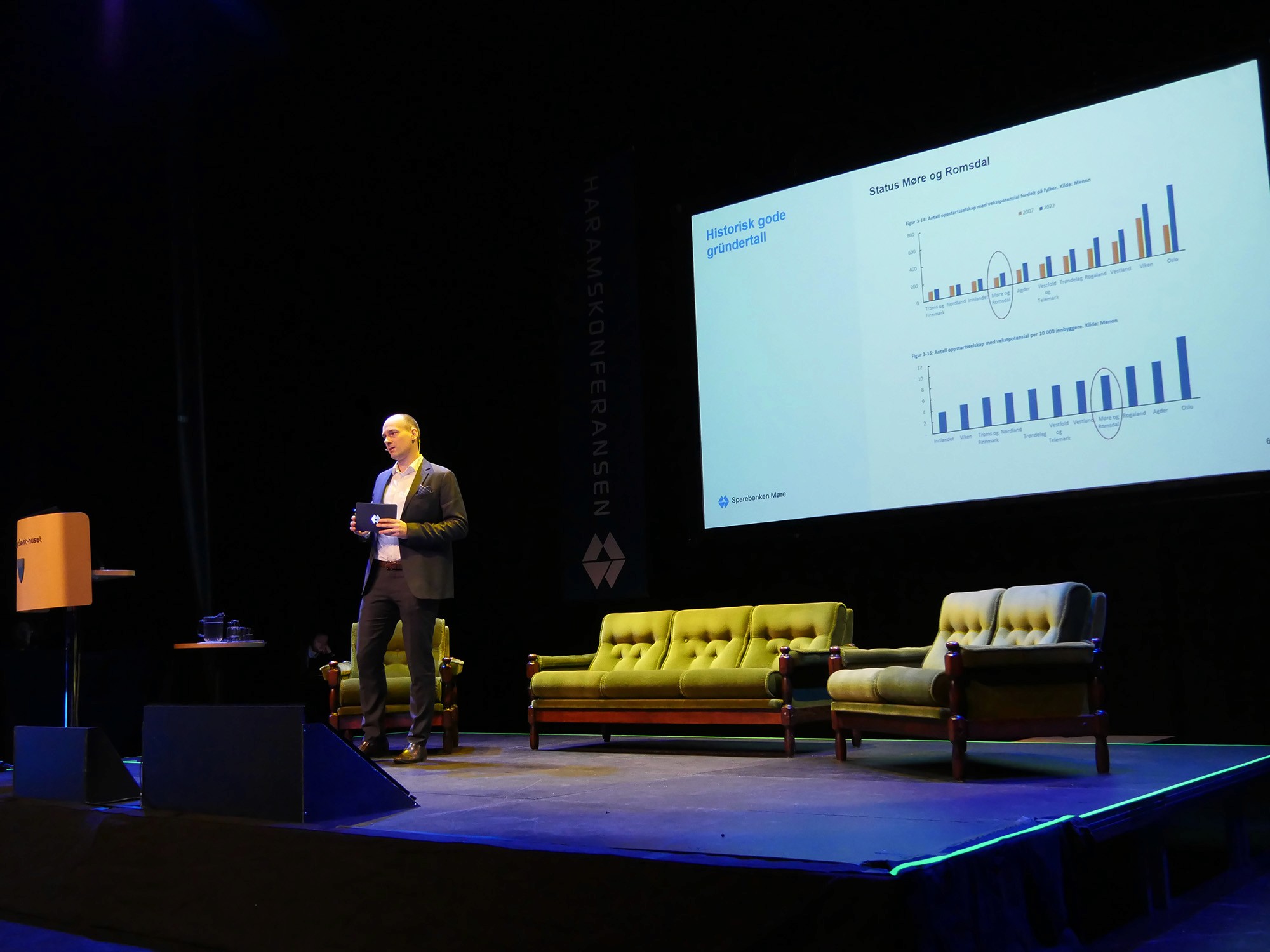 Tony Flo Våge fra Sparebanken Møre.