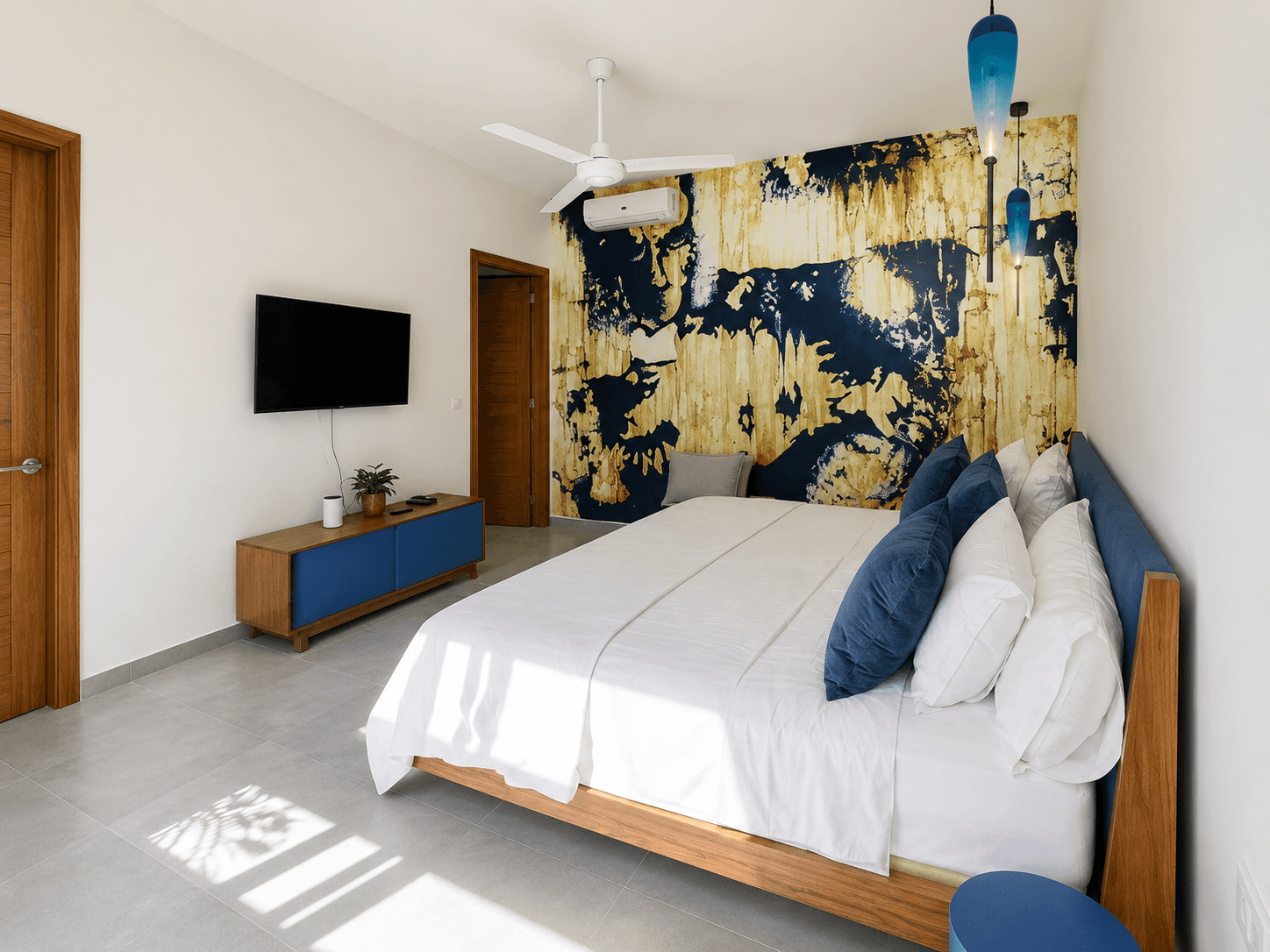 Designer guest suite