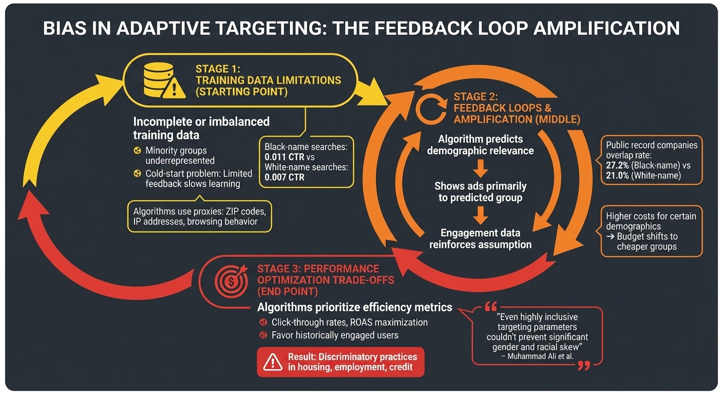 How Bias Develops and Spreads in AI Ad Targeting Systems