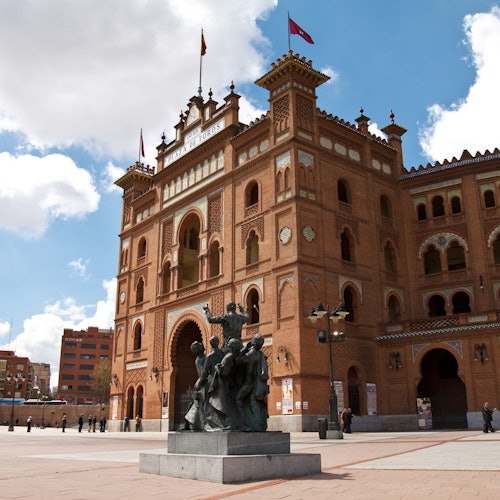 Fachada de la Plaza de Toros de Madrid