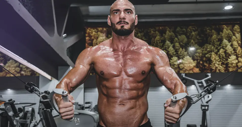 Follistatin is a protein that inhibits myostatin to promote muscle growth.