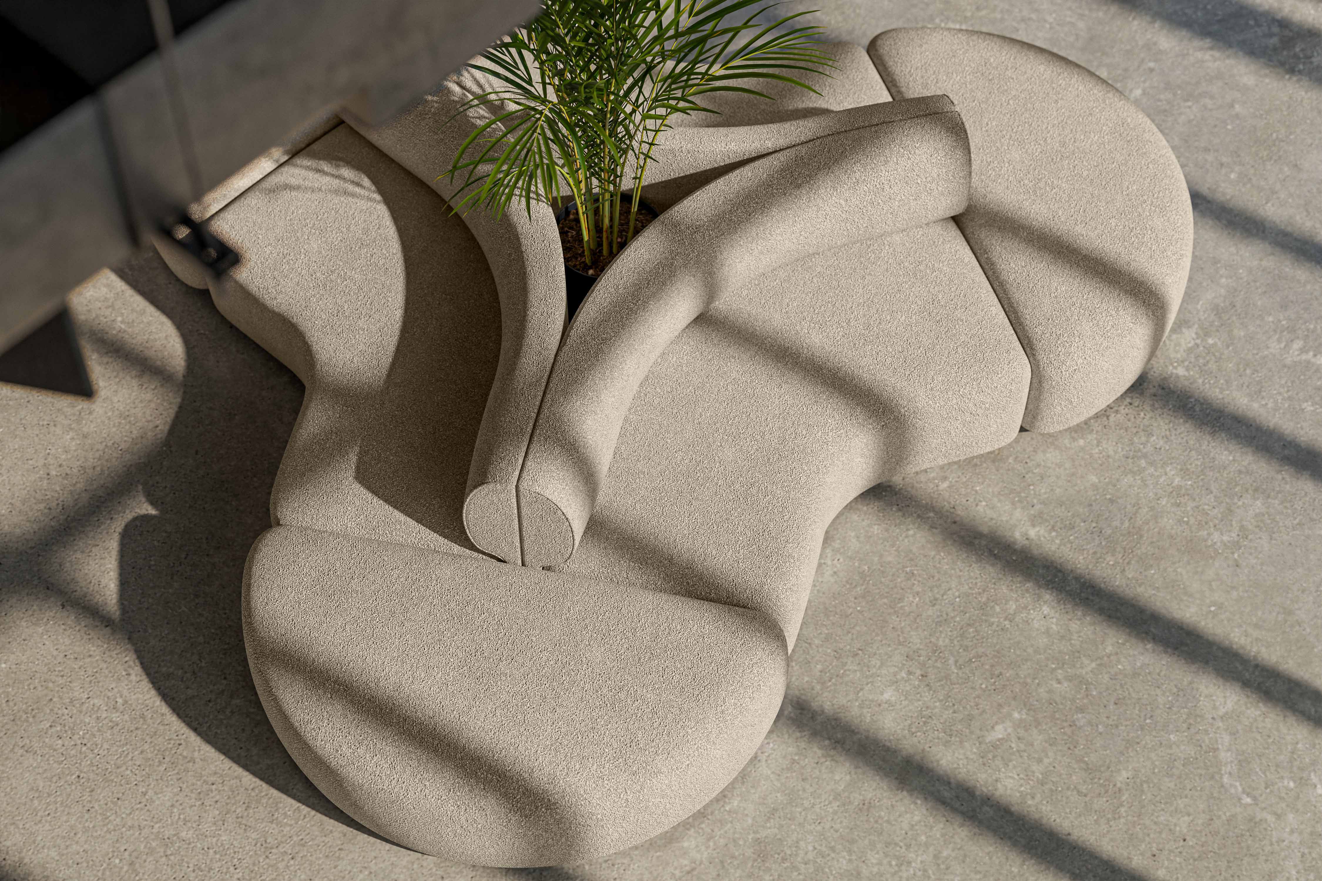 Manchester top CGI company  crafting stunning visuals for Ocee & Four Bloom Modular Sofa Furniture Hee Welling Studio pixelspaces 