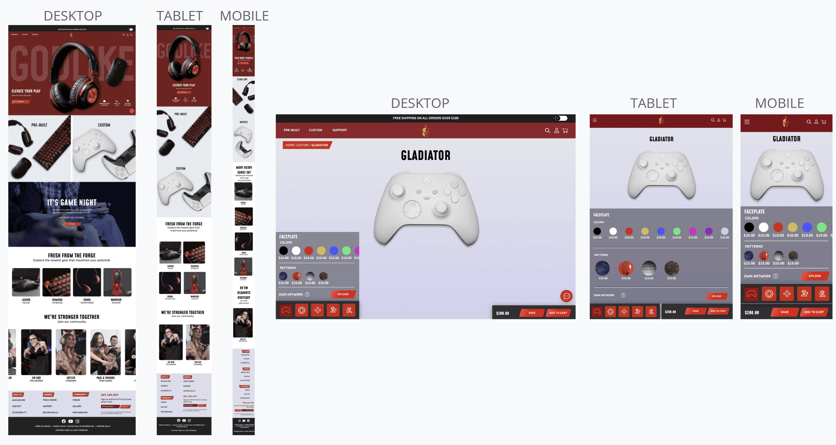 Hi-fi Screen Variations