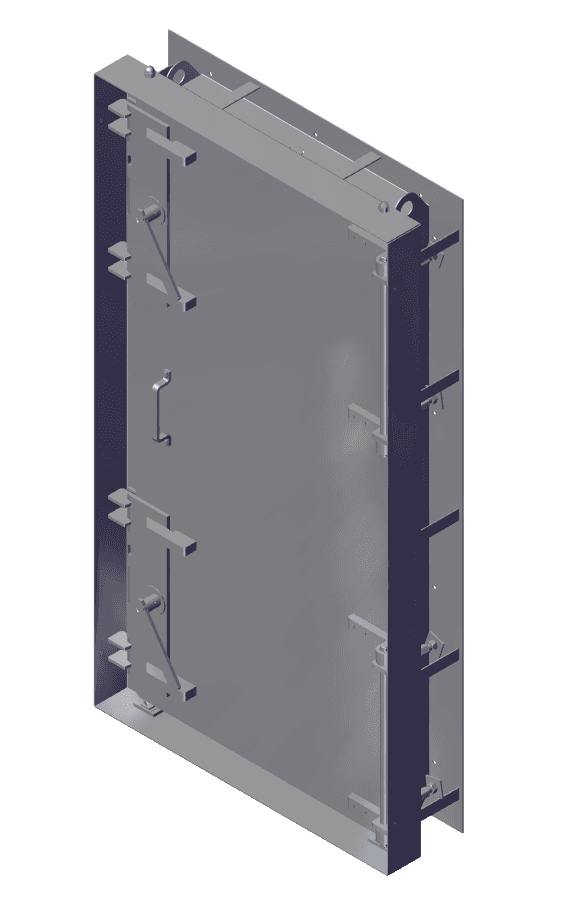 SO-1 paine- ja kaasutiivis ovi