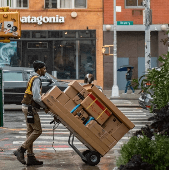 delivery of packages I Lions VM Firmenversicherung