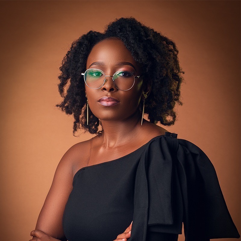 Photo of Elizabeth Wangari, senior product designer.