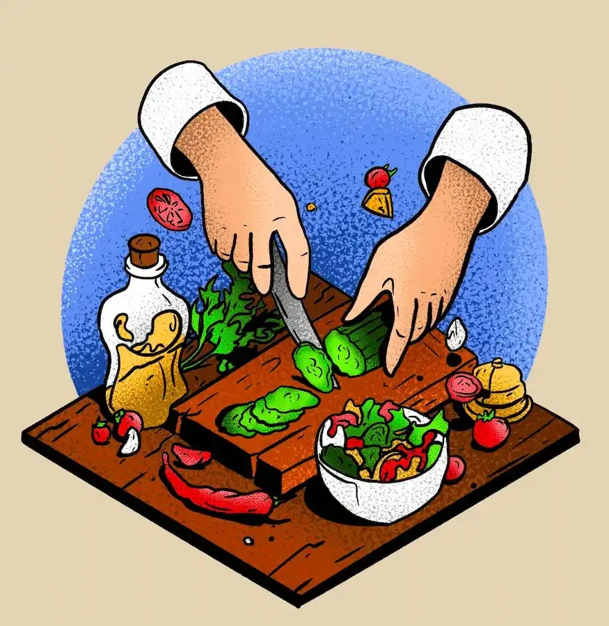 Cooking spot illustration