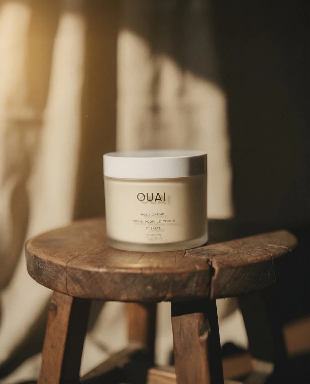 OUAI Body Creme photography AI beauty editorial content