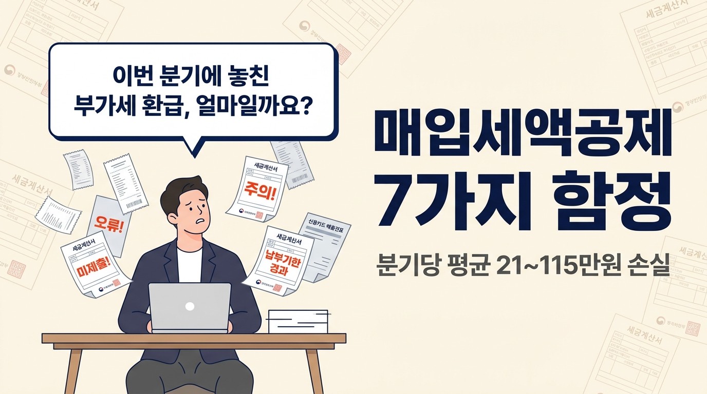 매입세액공제 완벽 정리 - 부가세