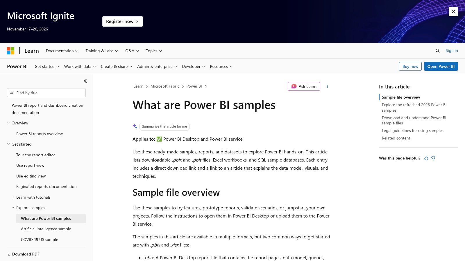 Microsoft Power BI