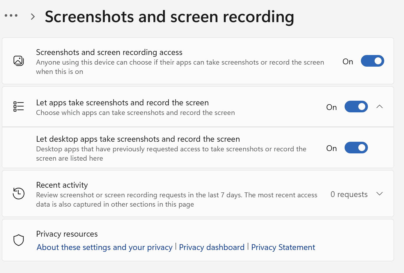 Windows Settings — screenshot 5