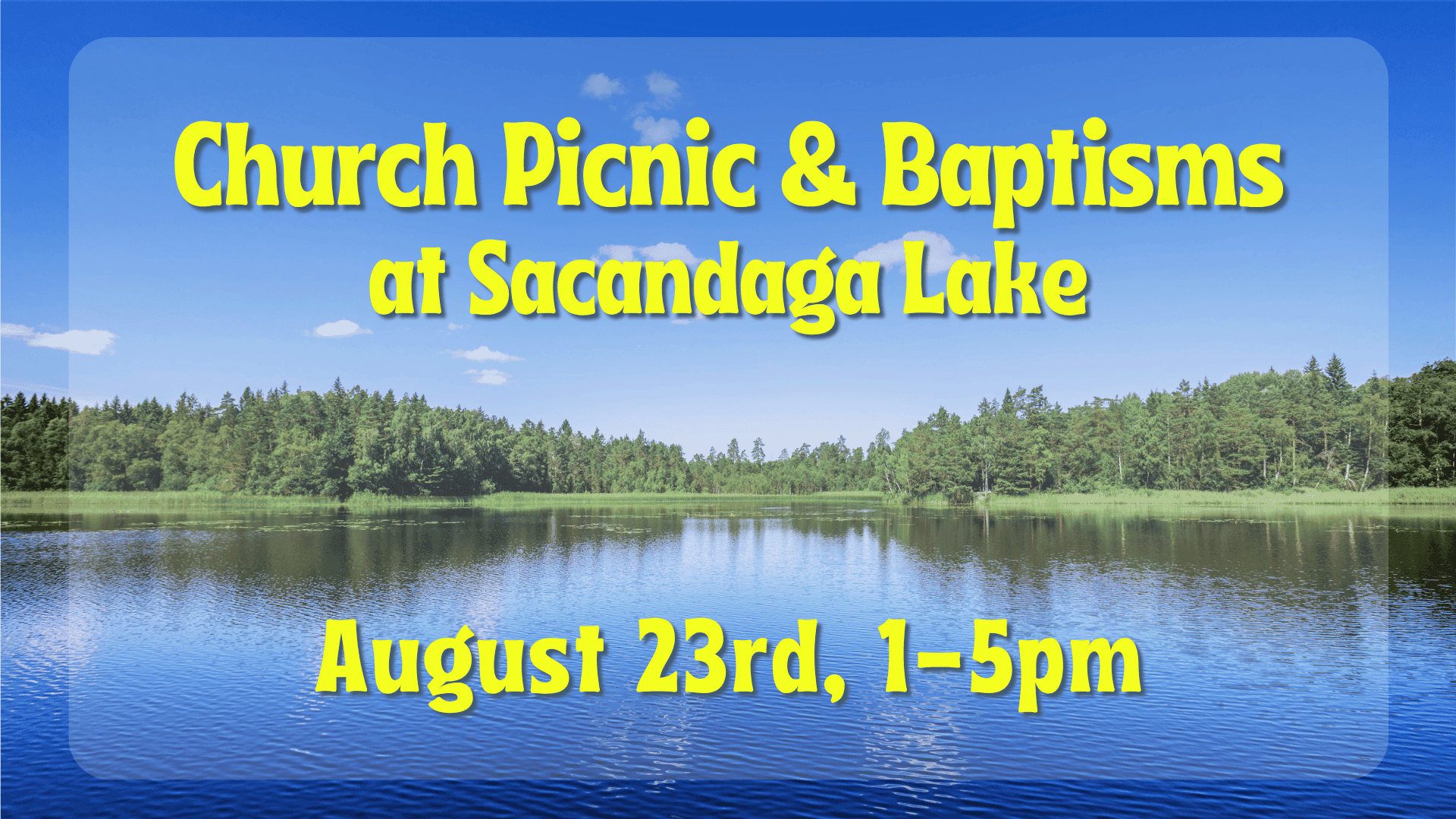 Picnic at Sacandaga Lake
