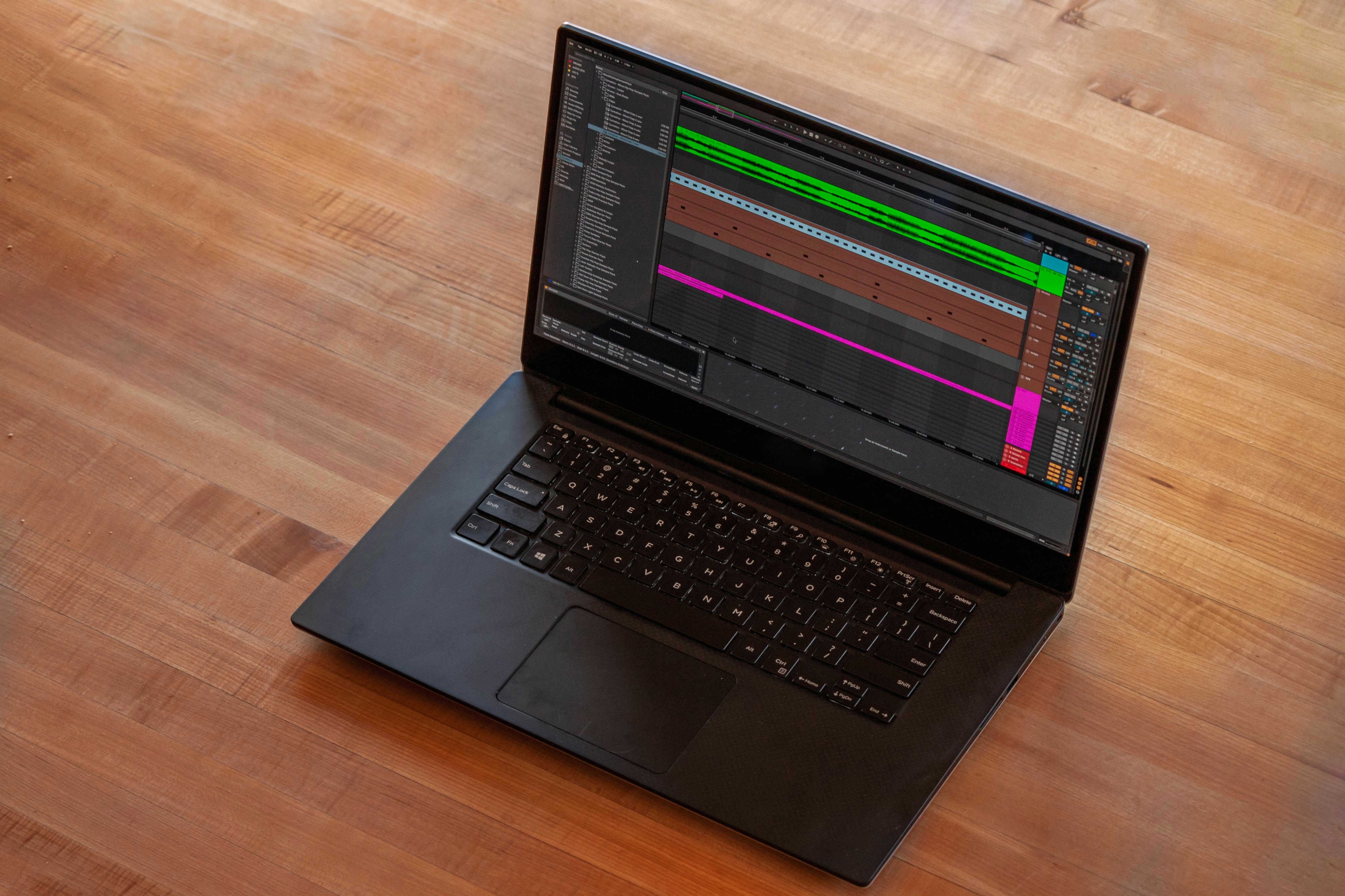 laptop with music editing software - Music Sampling Techniques