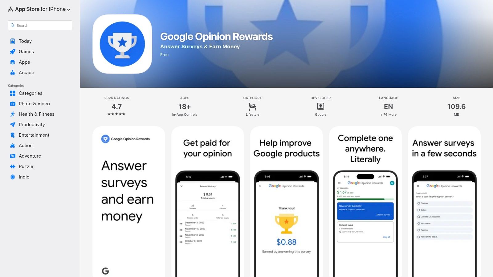 Google Opinion Rewards