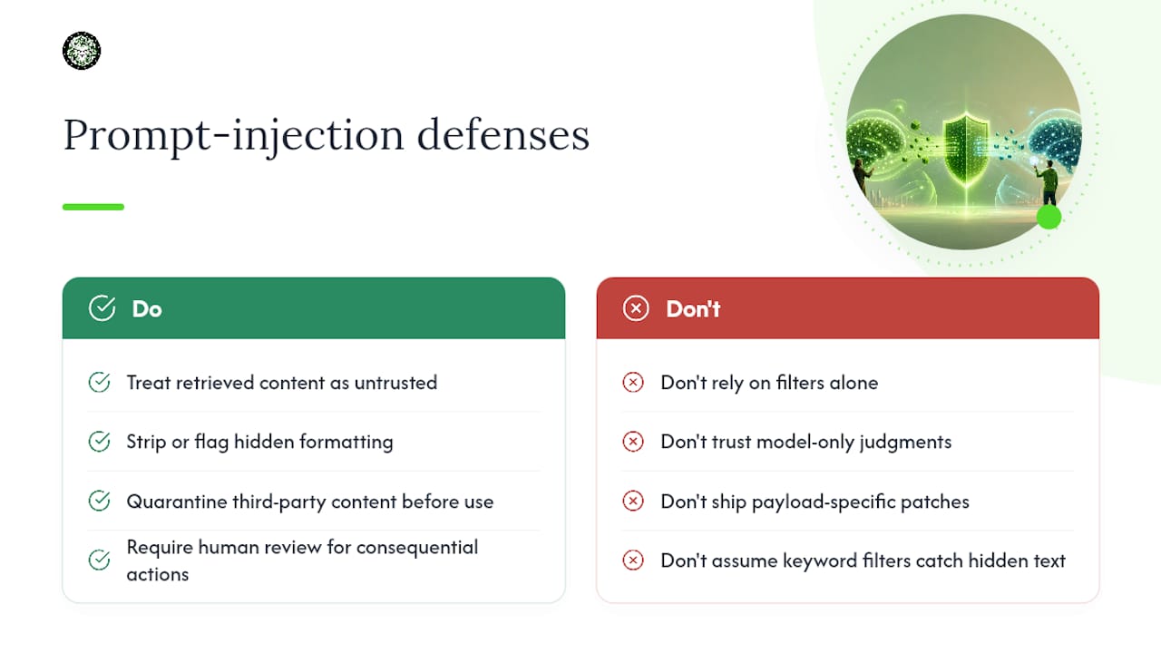Case Studies of Notable Prompt Injection Attacks and Defenses — overview diagram