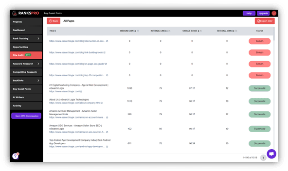 Backlinks Quality Checker