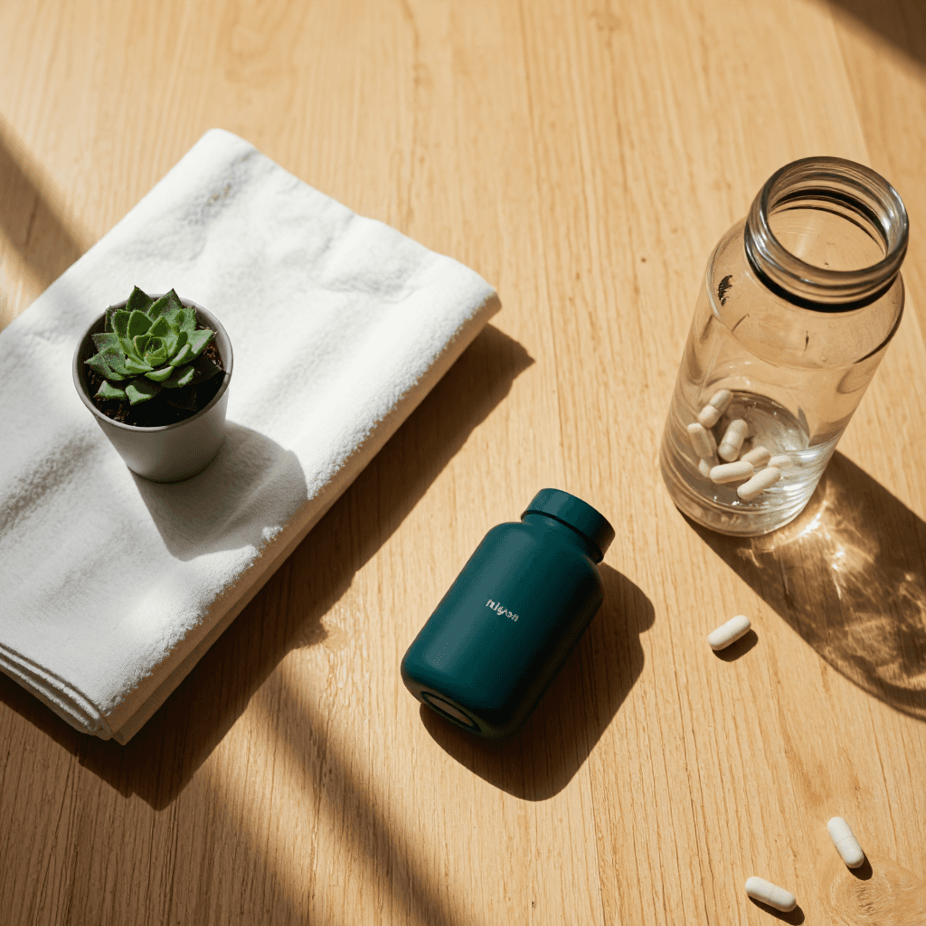 product photography of pill box