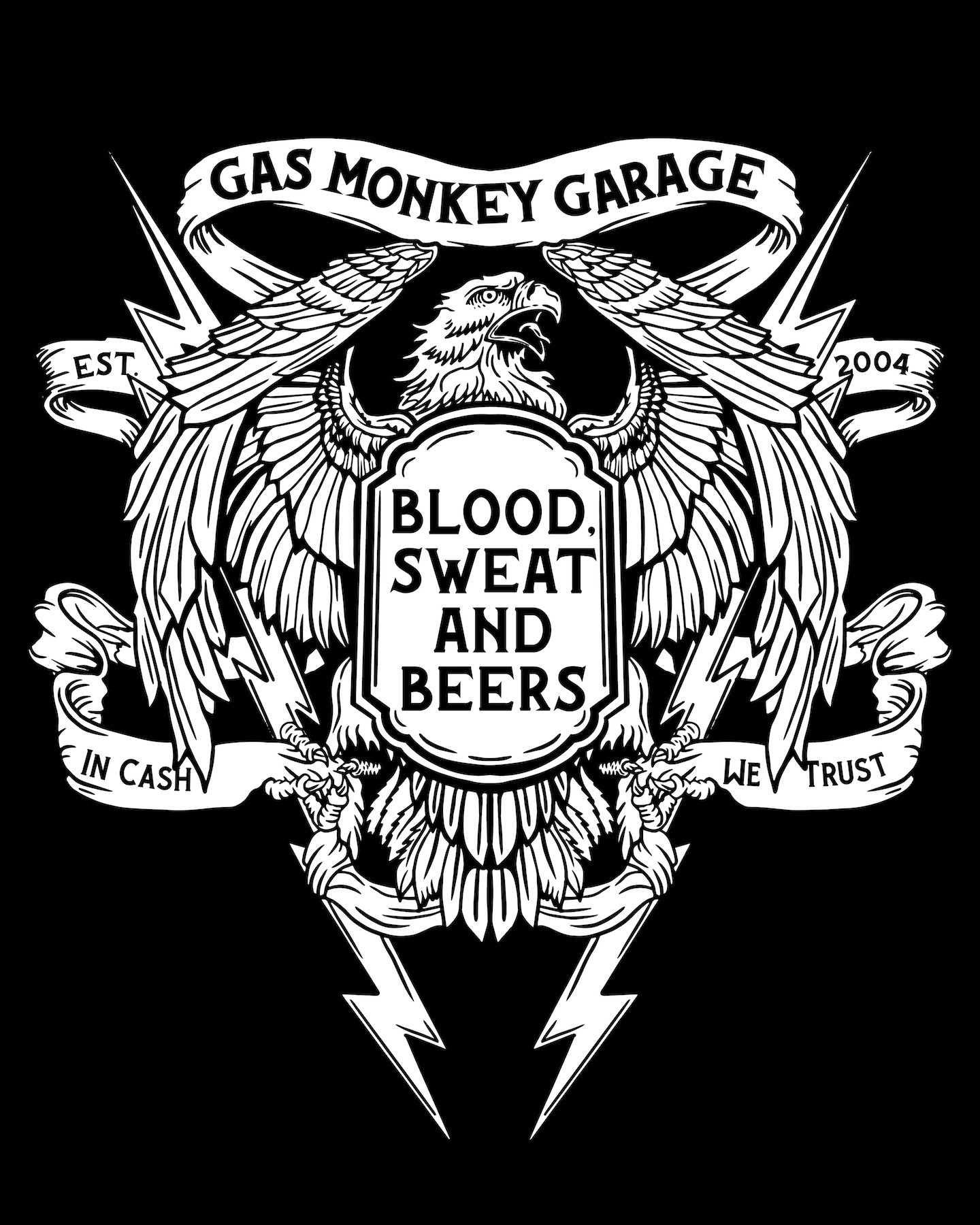 Gas Monkey Garage Eagle Design