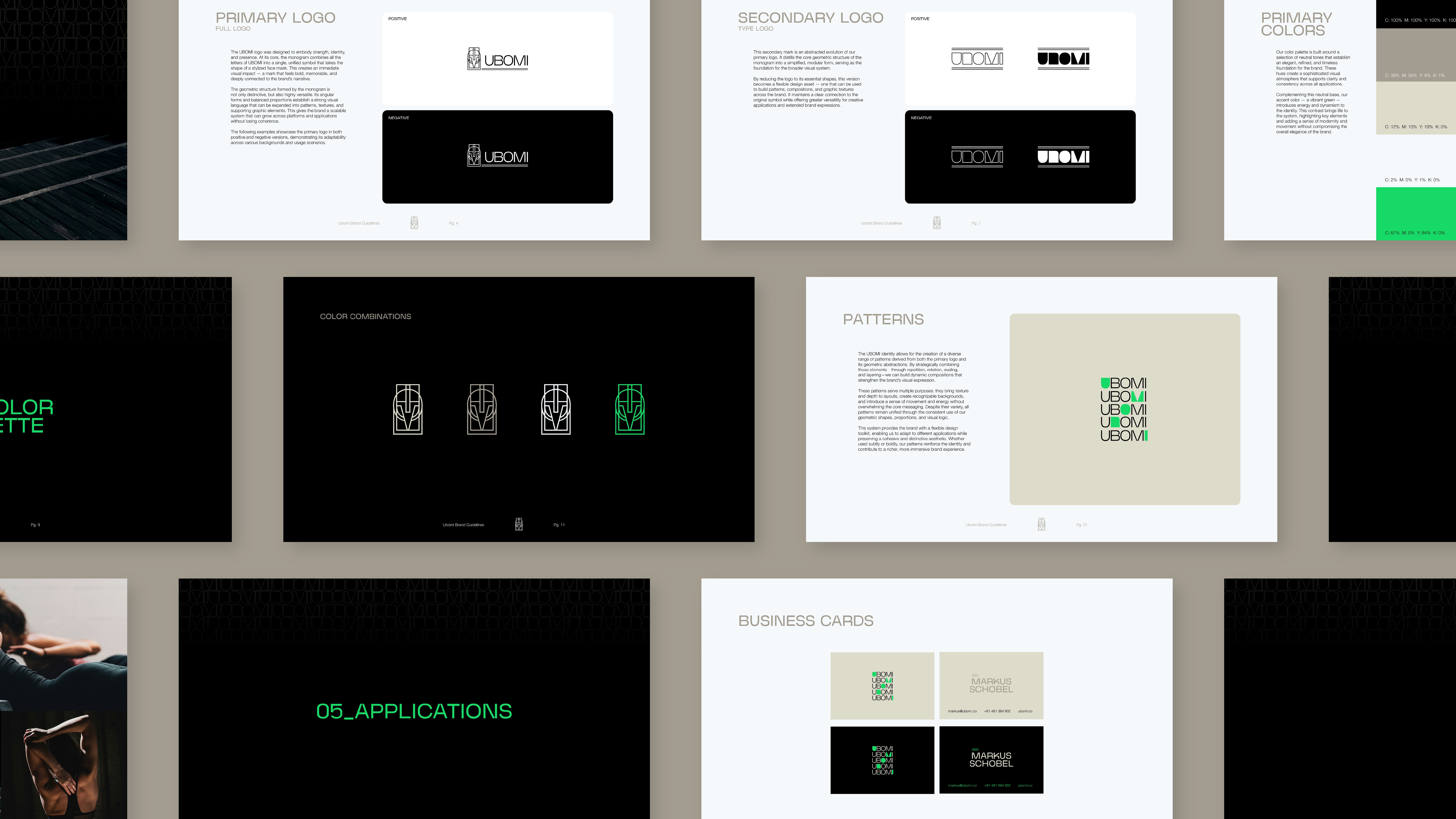 UBOMI Branding and visual identity