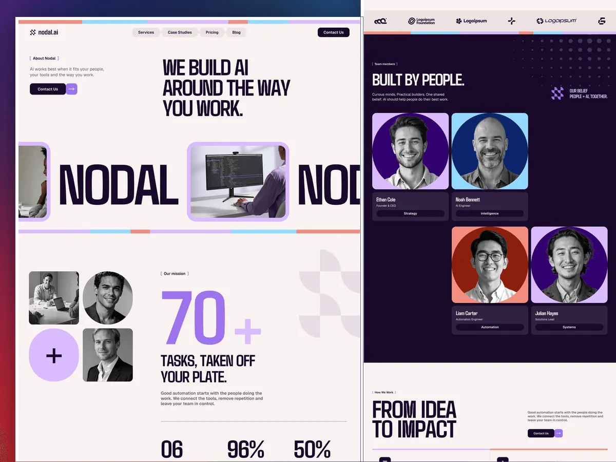 detail image 3 of the nodal framer website template