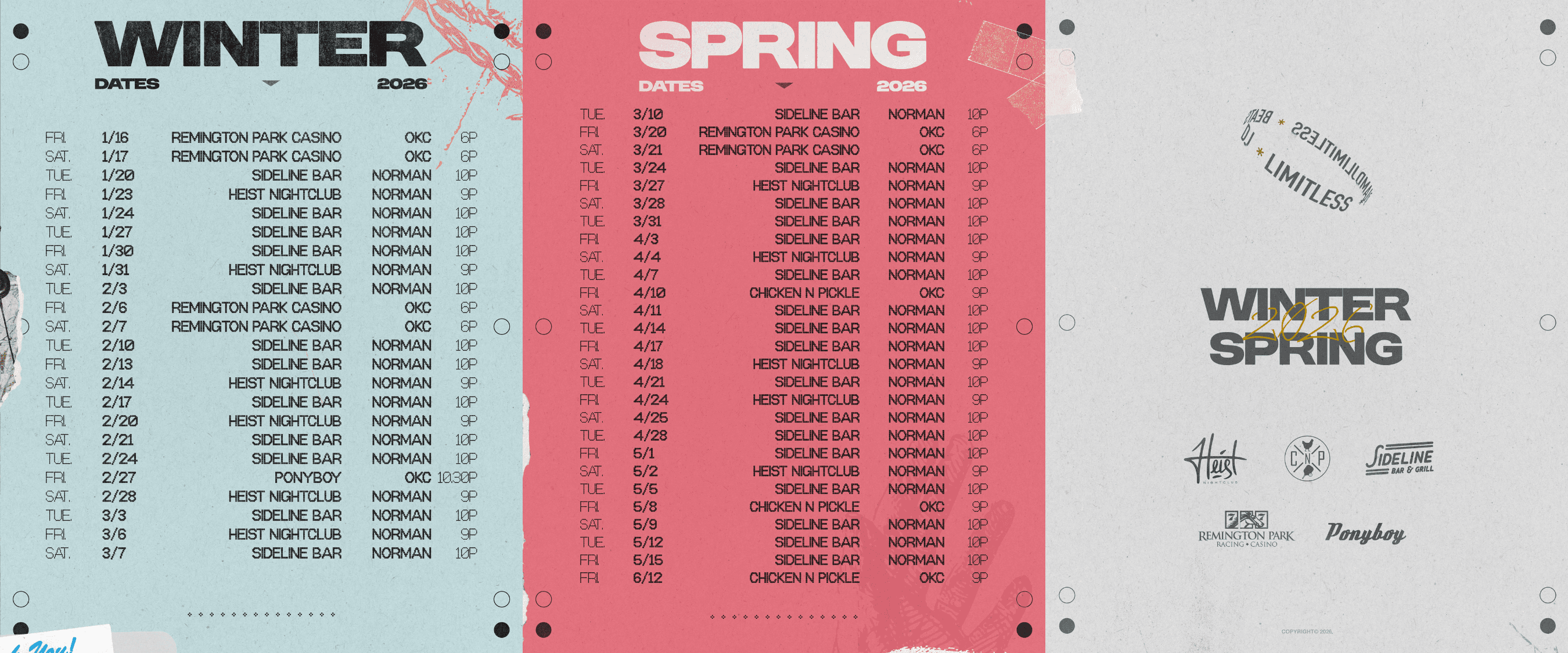 DJ Limitless 2026 Show Dates