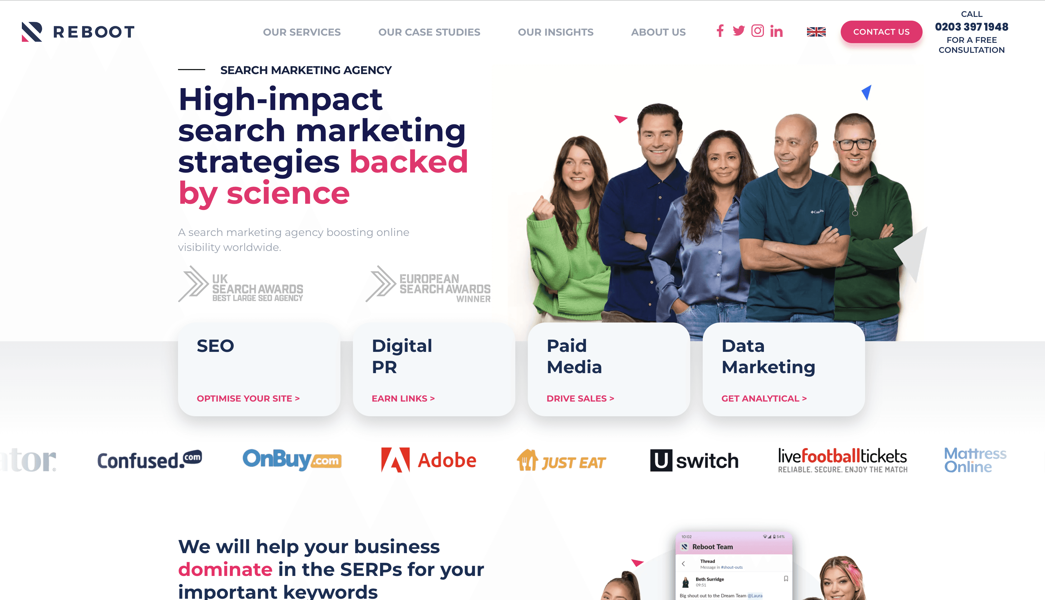 Reboot Online  Research-Driven GEO & AiPR Agency