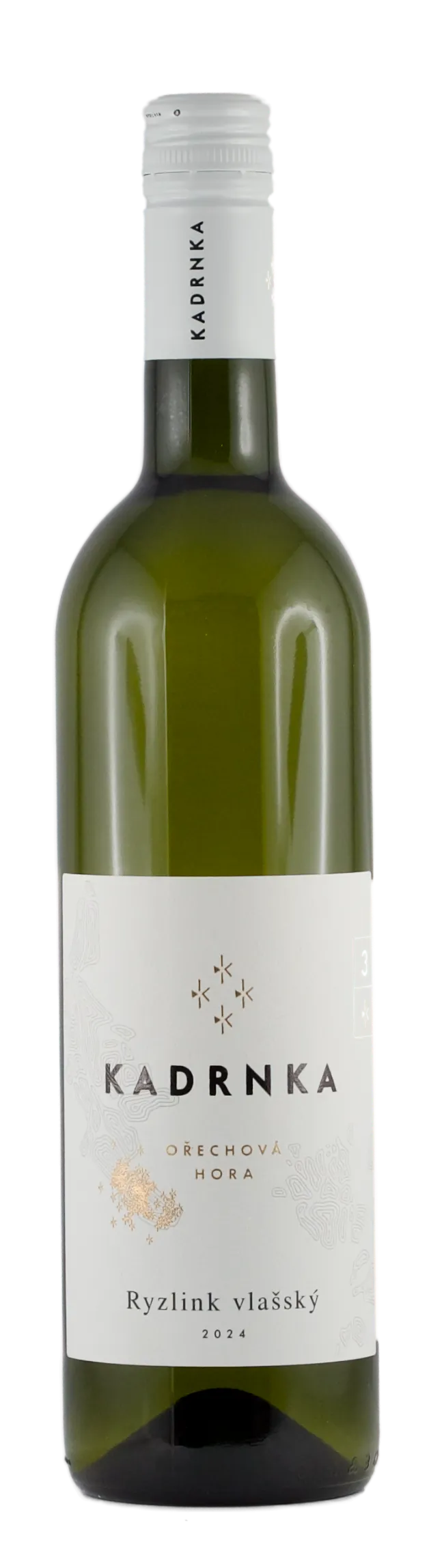 Ryzlink Vlašský Kadrnka K3 2024, bosecco pod špuntem
