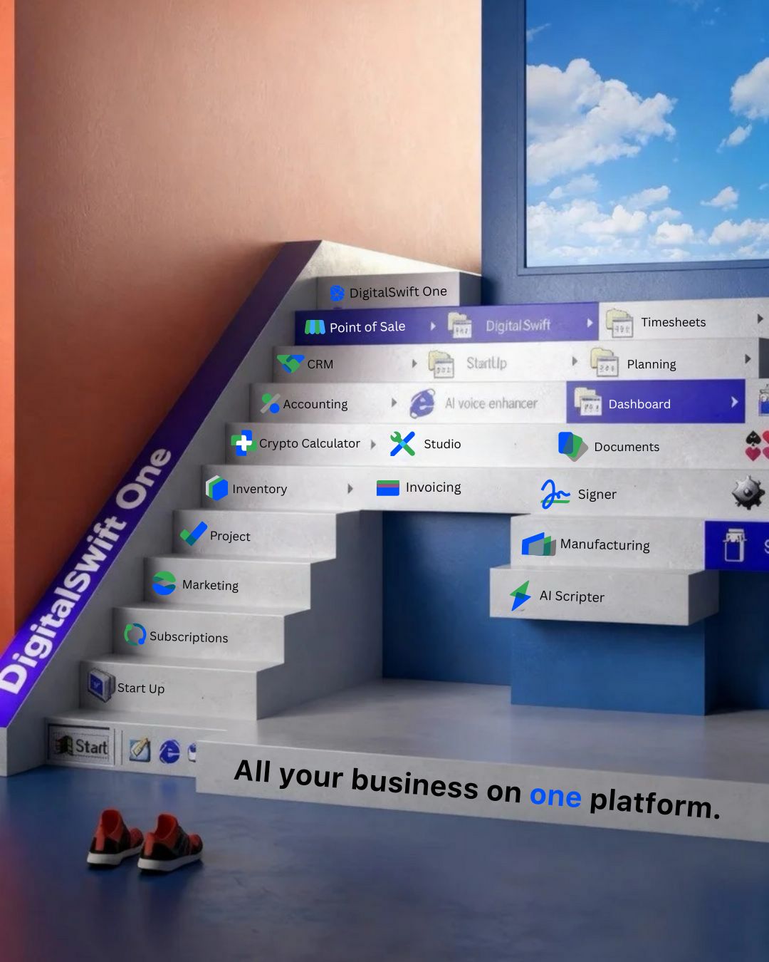DigitalSwift AI Agents in action.
