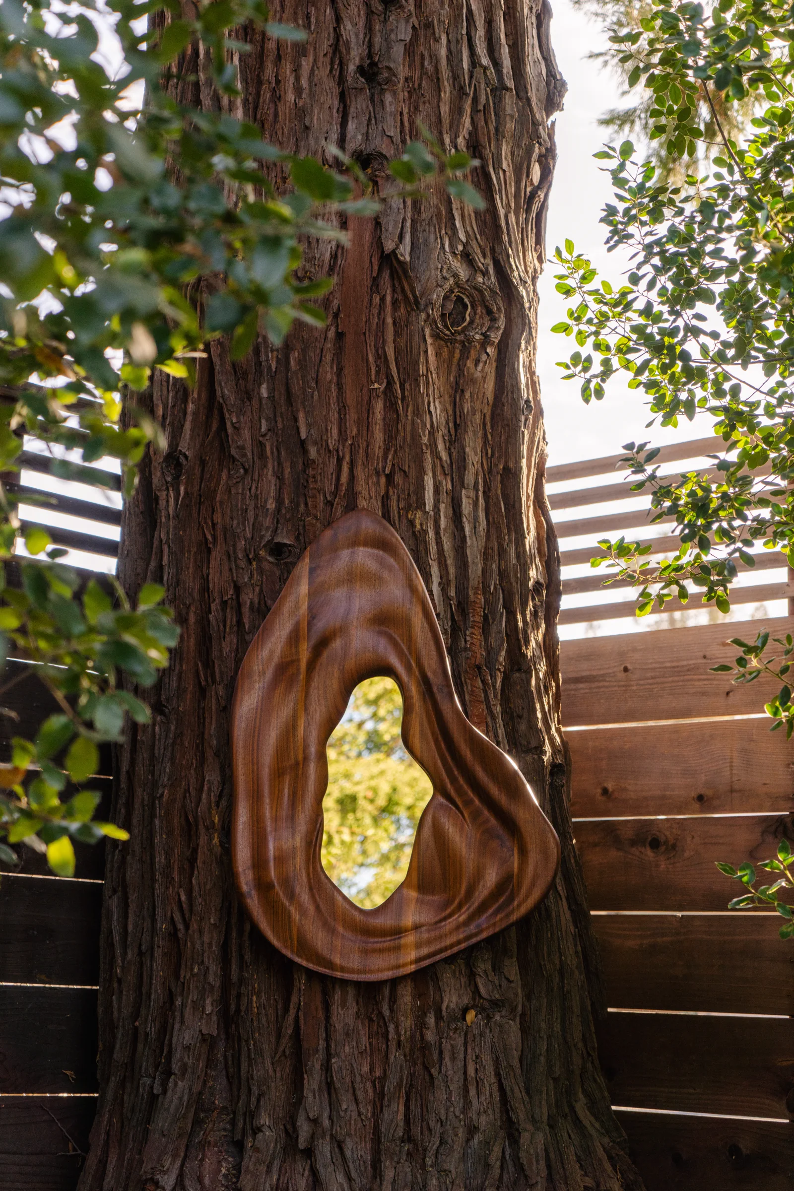 Apport Walnut Drip Mirror
