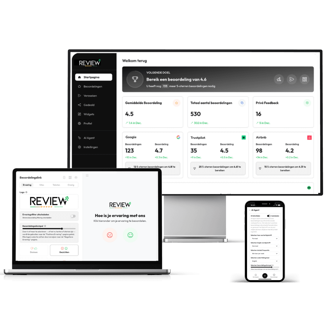 Google review dashboard