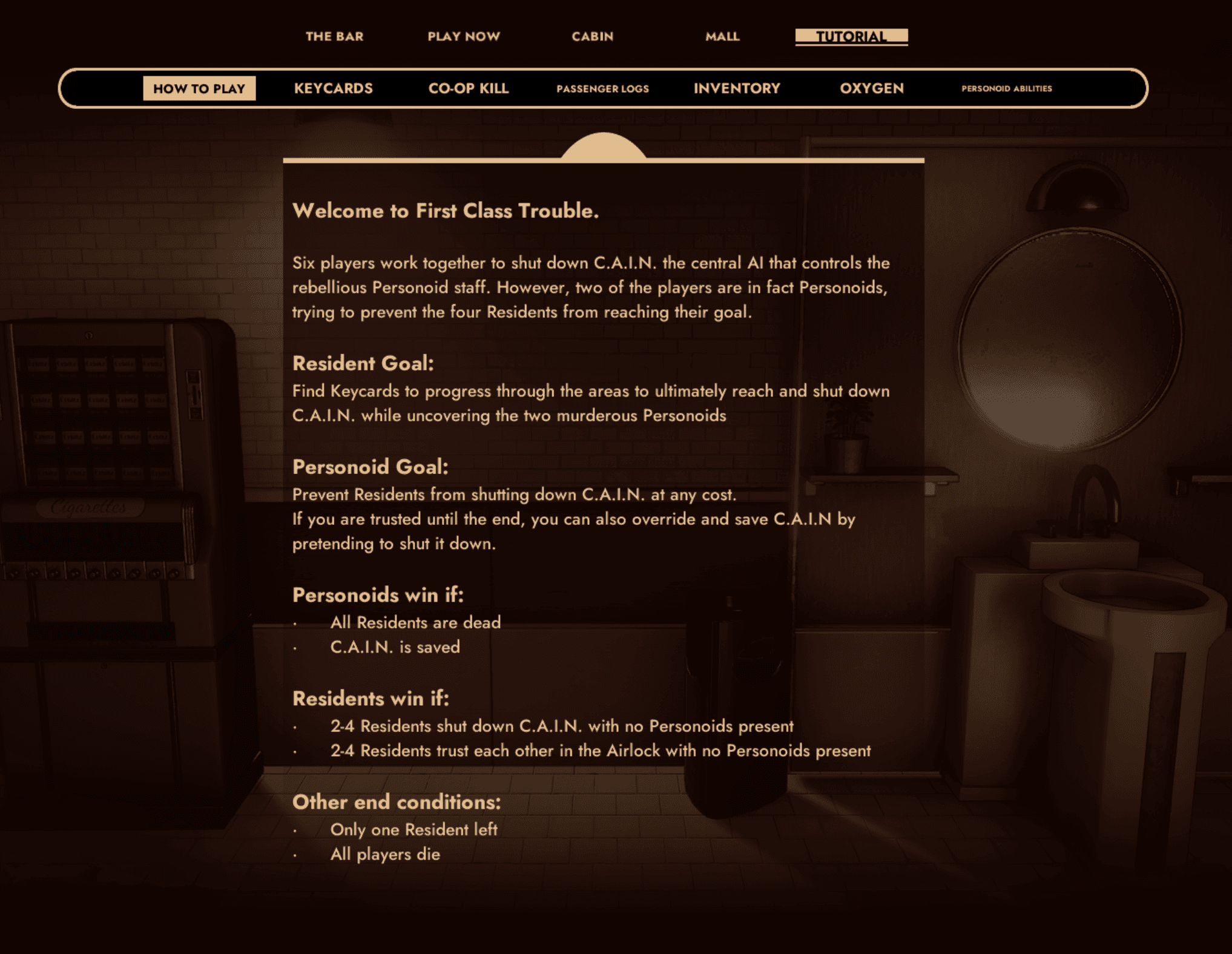 Written tutorial option UI
