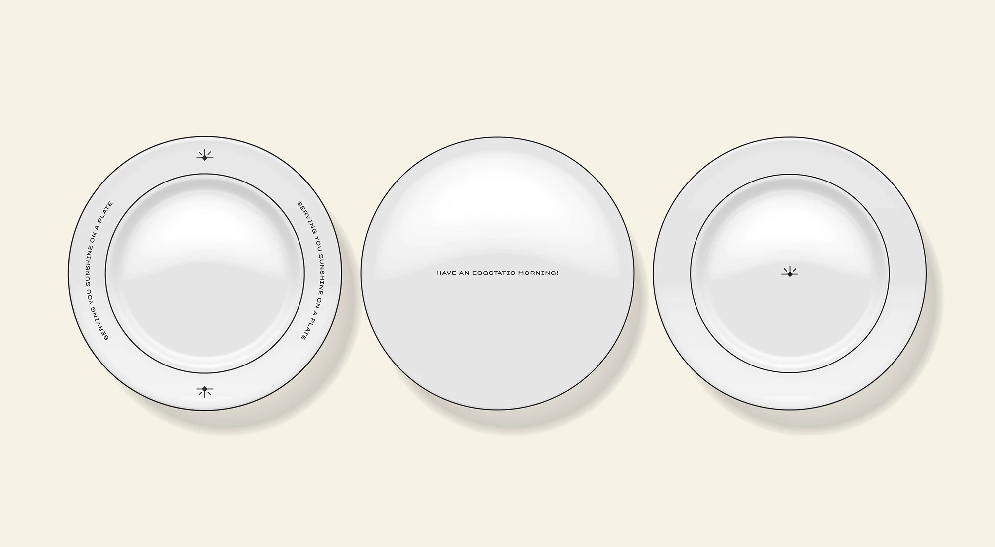 breakfast & brunch restaurant plate design