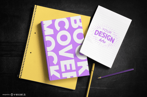 notebook mockup