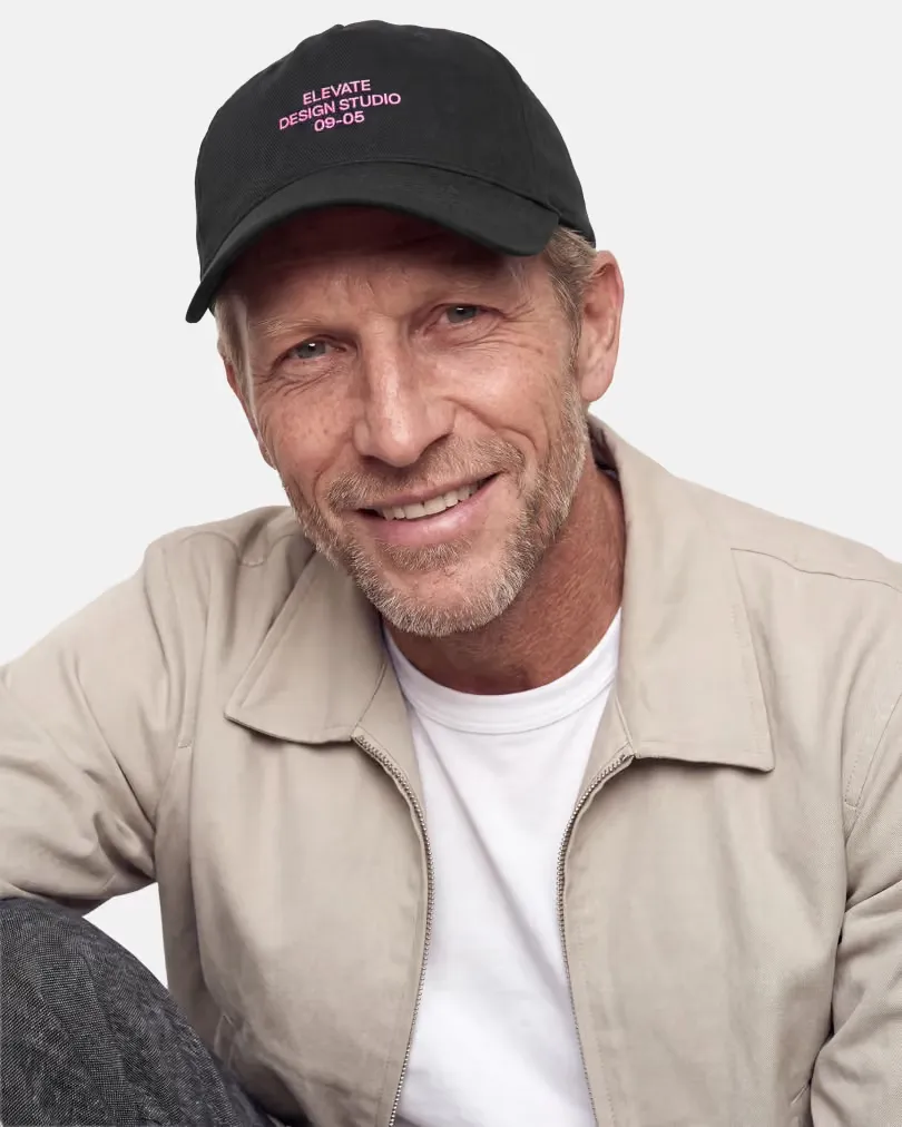 Structured 5 Panel Baseball Cap