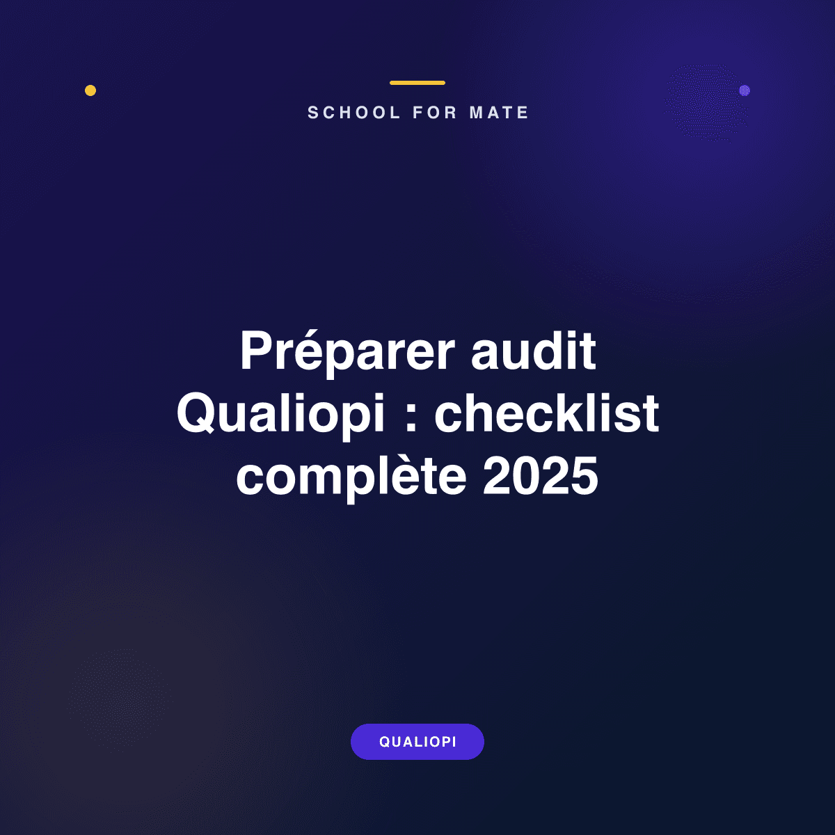 Illustration : Préparer audit Qualiopi : checklist complète 2025