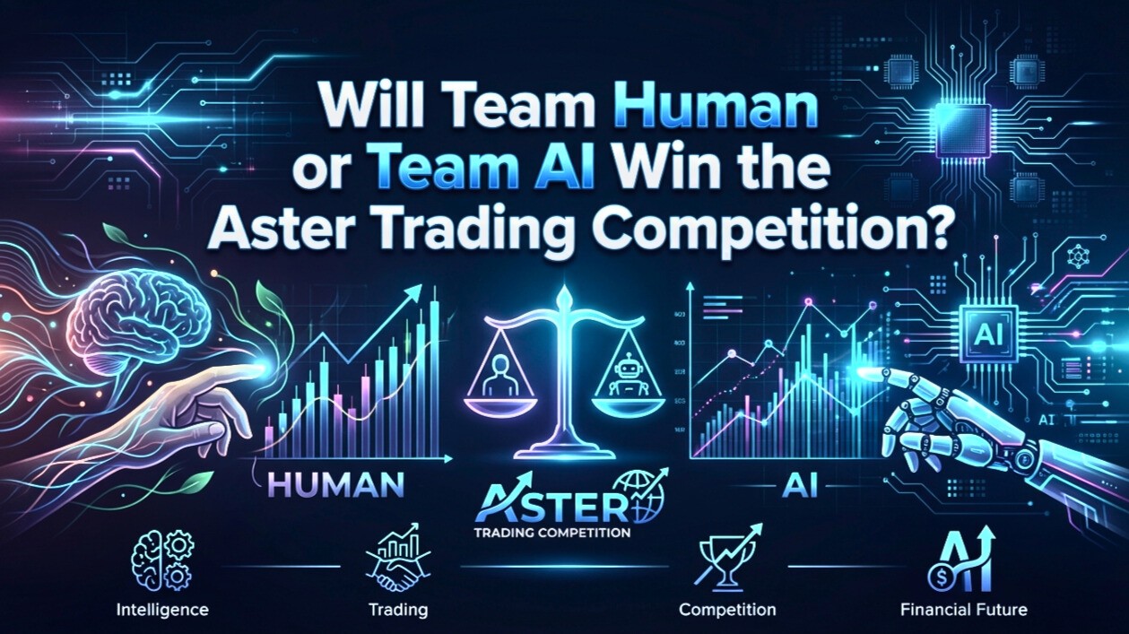 Will Team Human or Team AI Win the Aster Trading Competition?