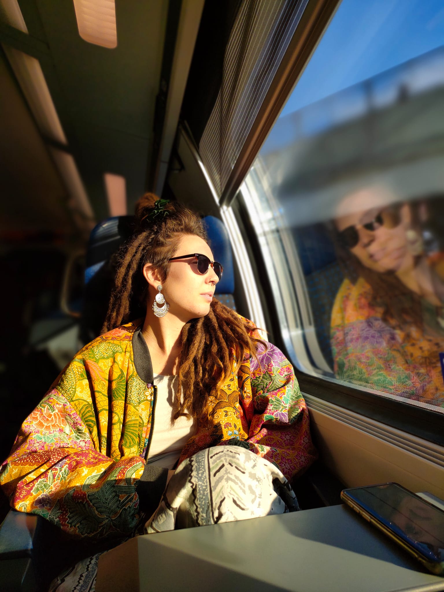 voyage en train, en soi, dépression, lire, poésie, sensibilité, Cynthia Luthi